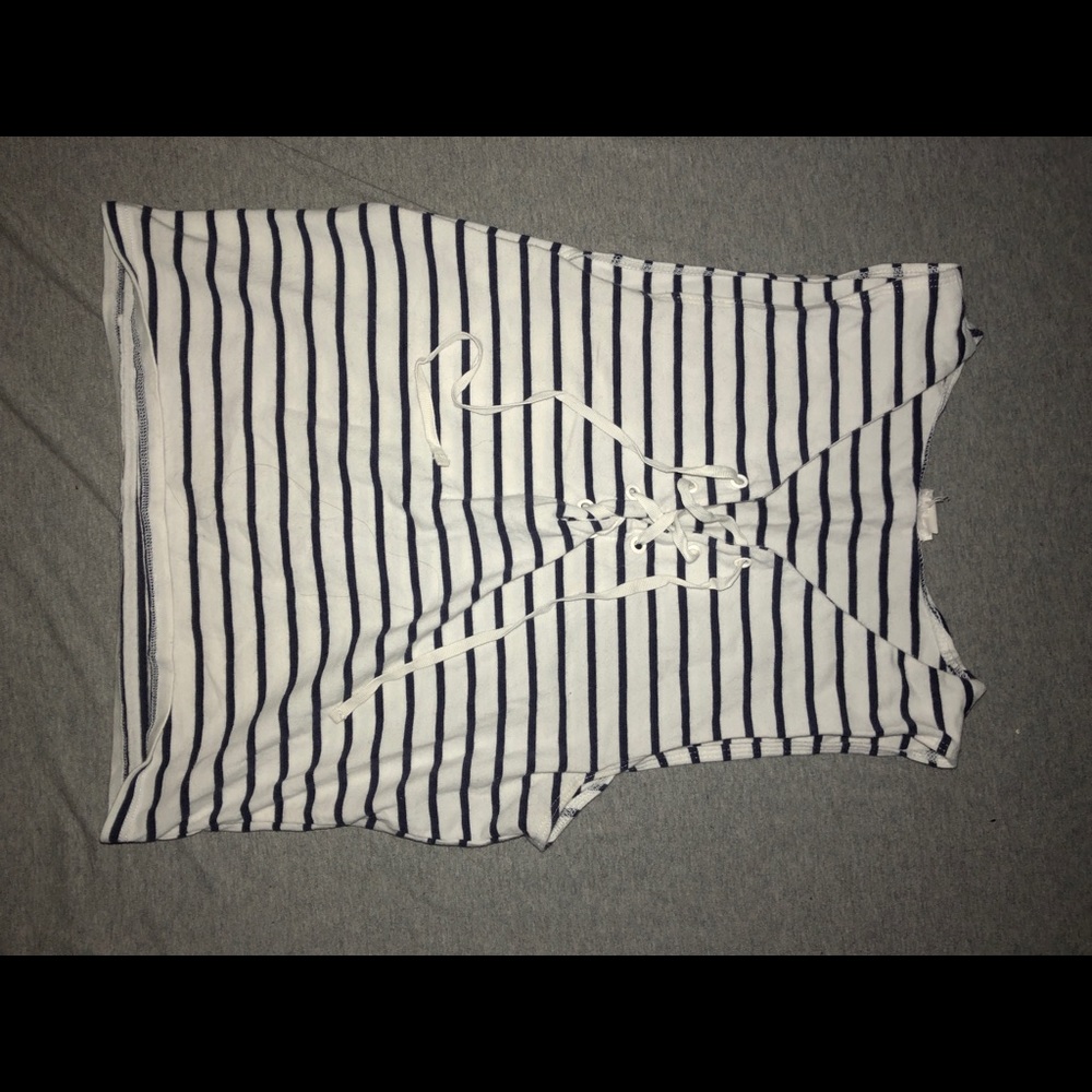 Striped crop top